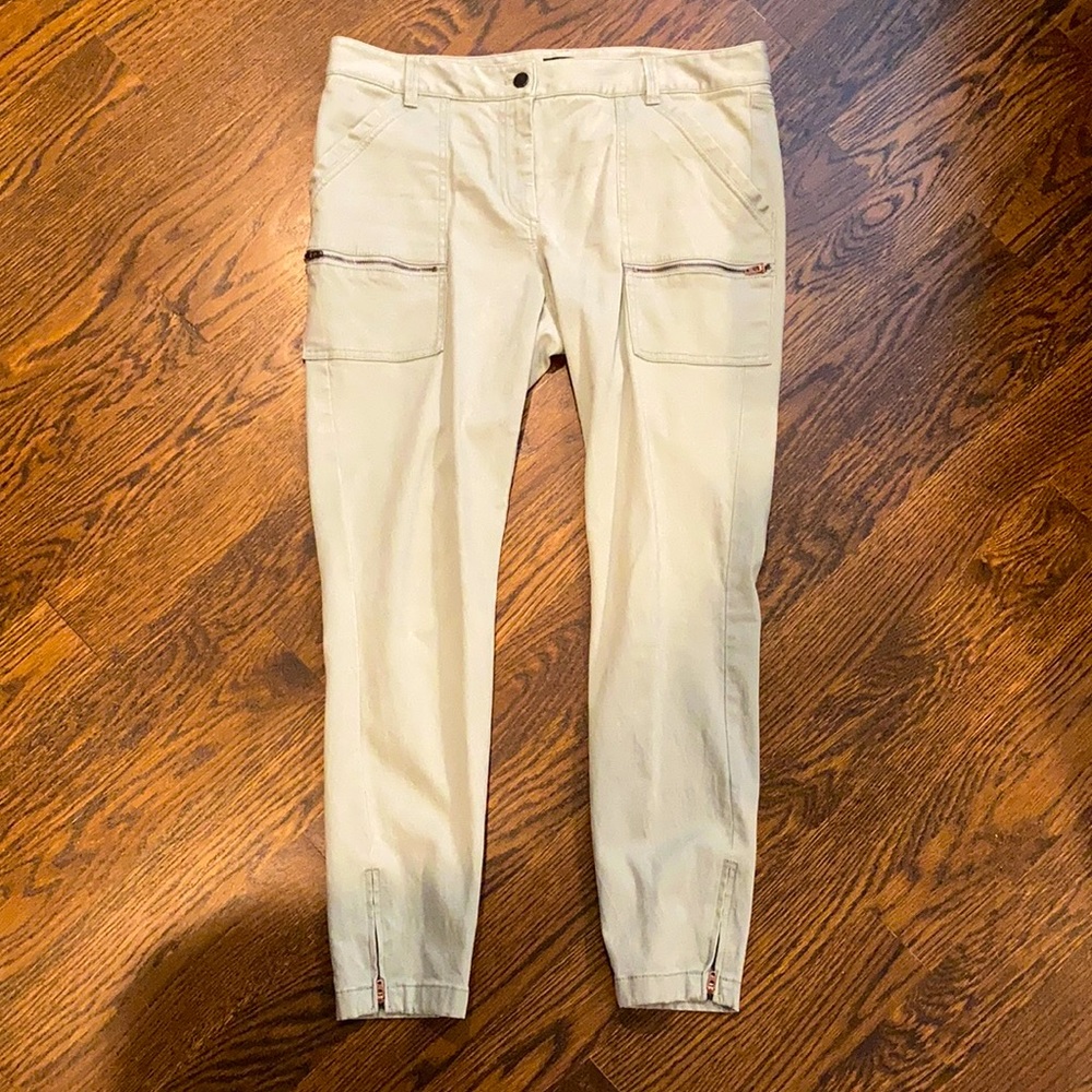 Loft size 12 army-inspired pant